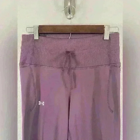Under Armour Fitted High Rise Ankle Legging Purple NWT - Picture 4 of 11